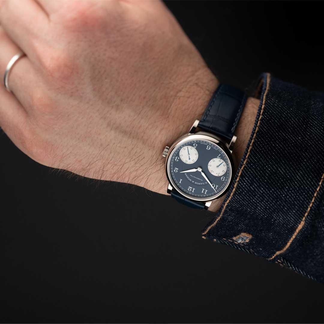 Watch in white gold 1815 A lange soehne