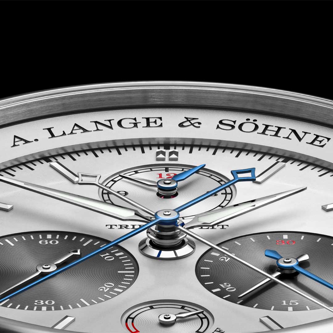 Watch in platinum Saxonia A lange soehne