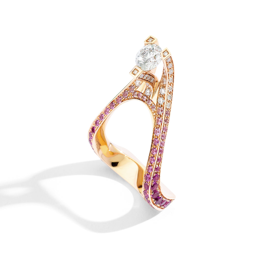 Gioiello in oro rosa Anello Lia Palmiero