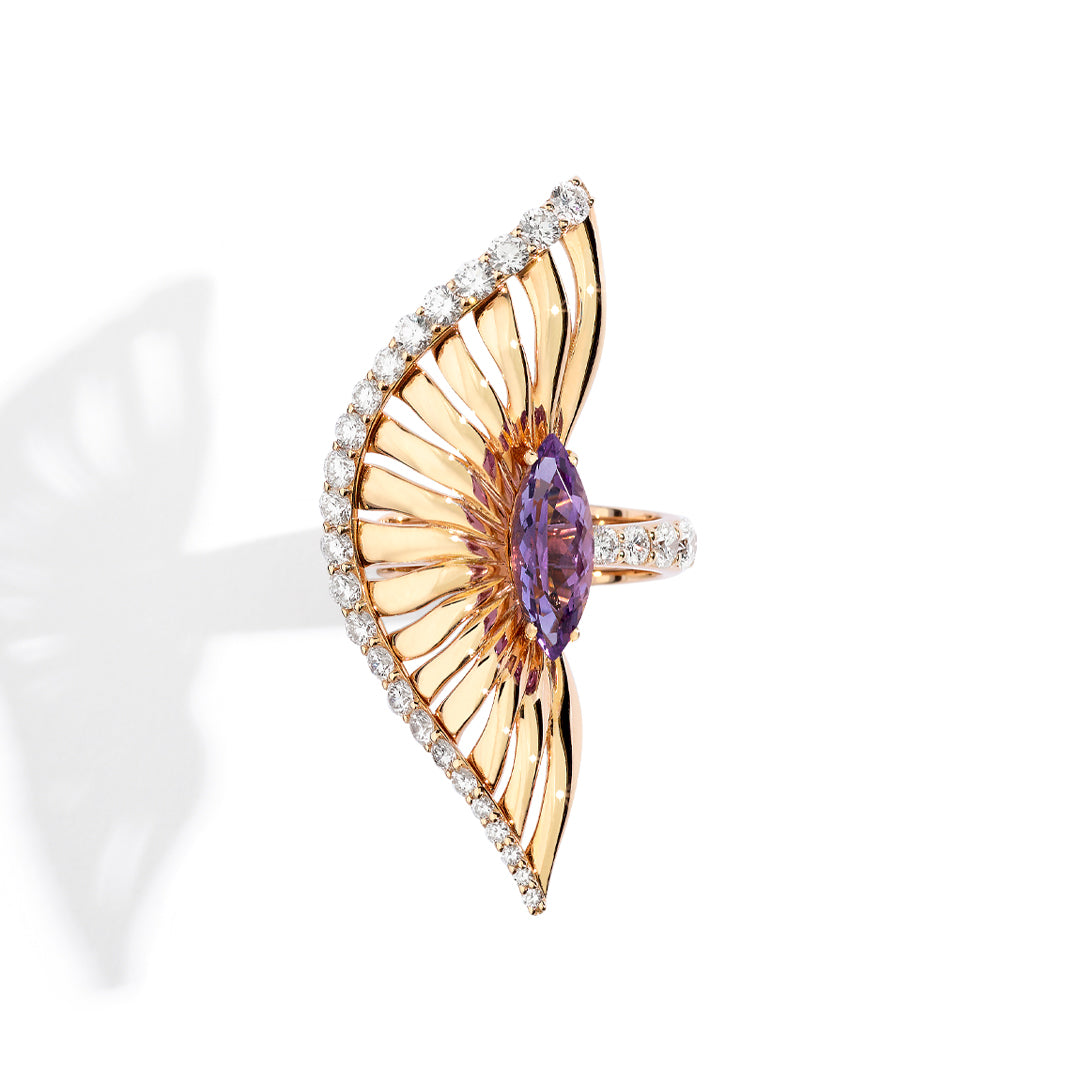 Ring in rose gold Mystic Dance Ring Palmiero