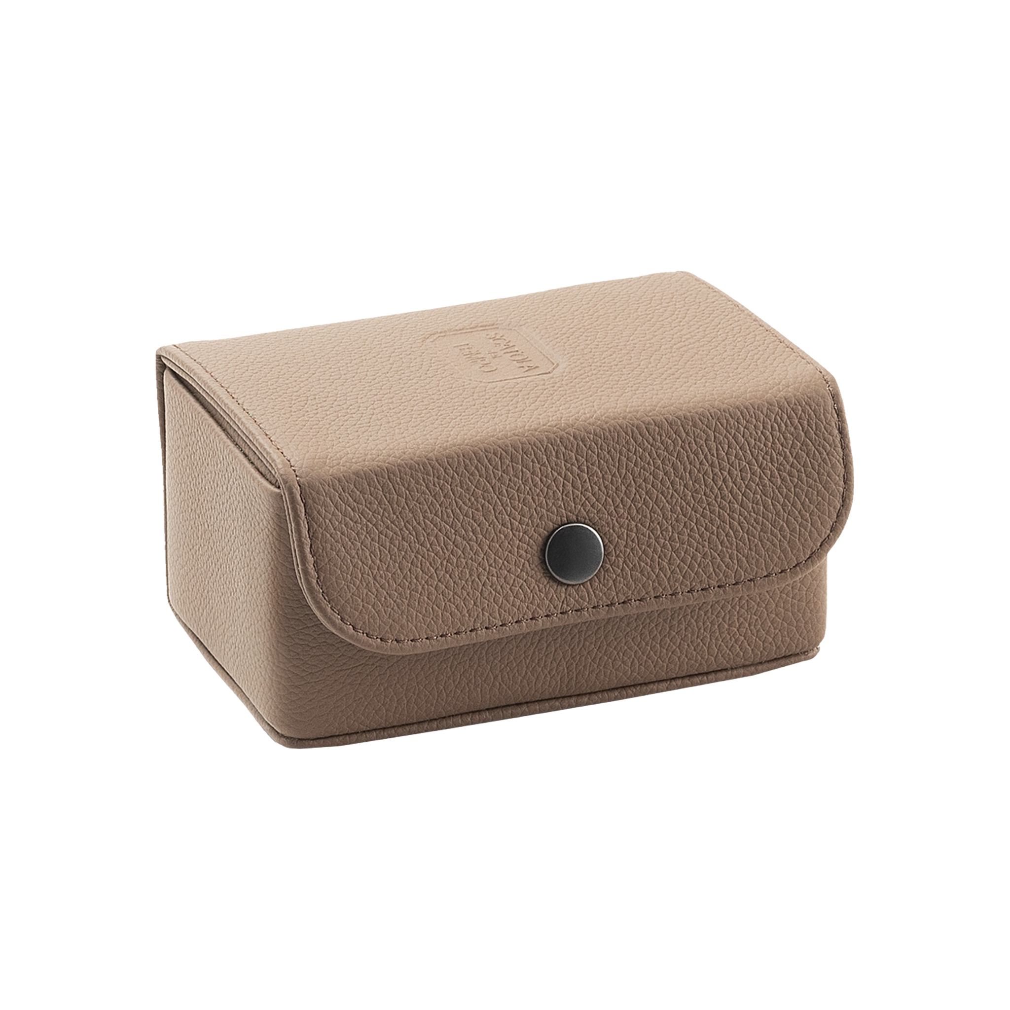 Accessorio in panama leather Viaggio 1 Chestnut  Leather  Scatola del tempo