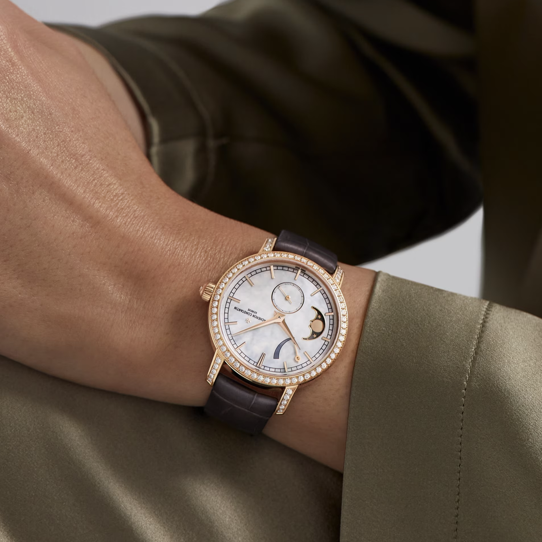 Orologio in oro rosa Traditionnelle Fasi Lunari Vacheron constantin