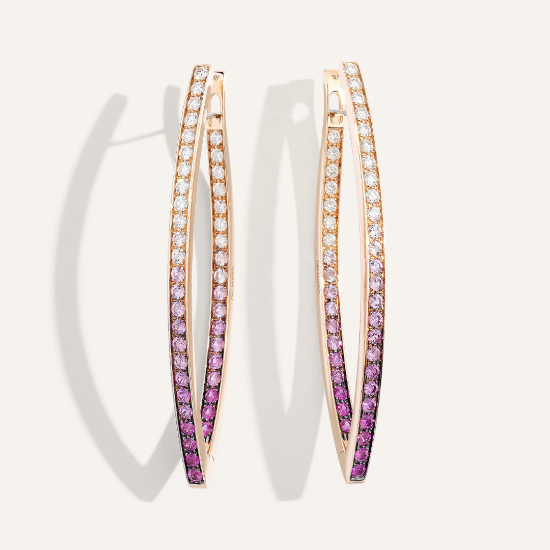 Gioiello in oro rosa Orecchini Lia Palmiero