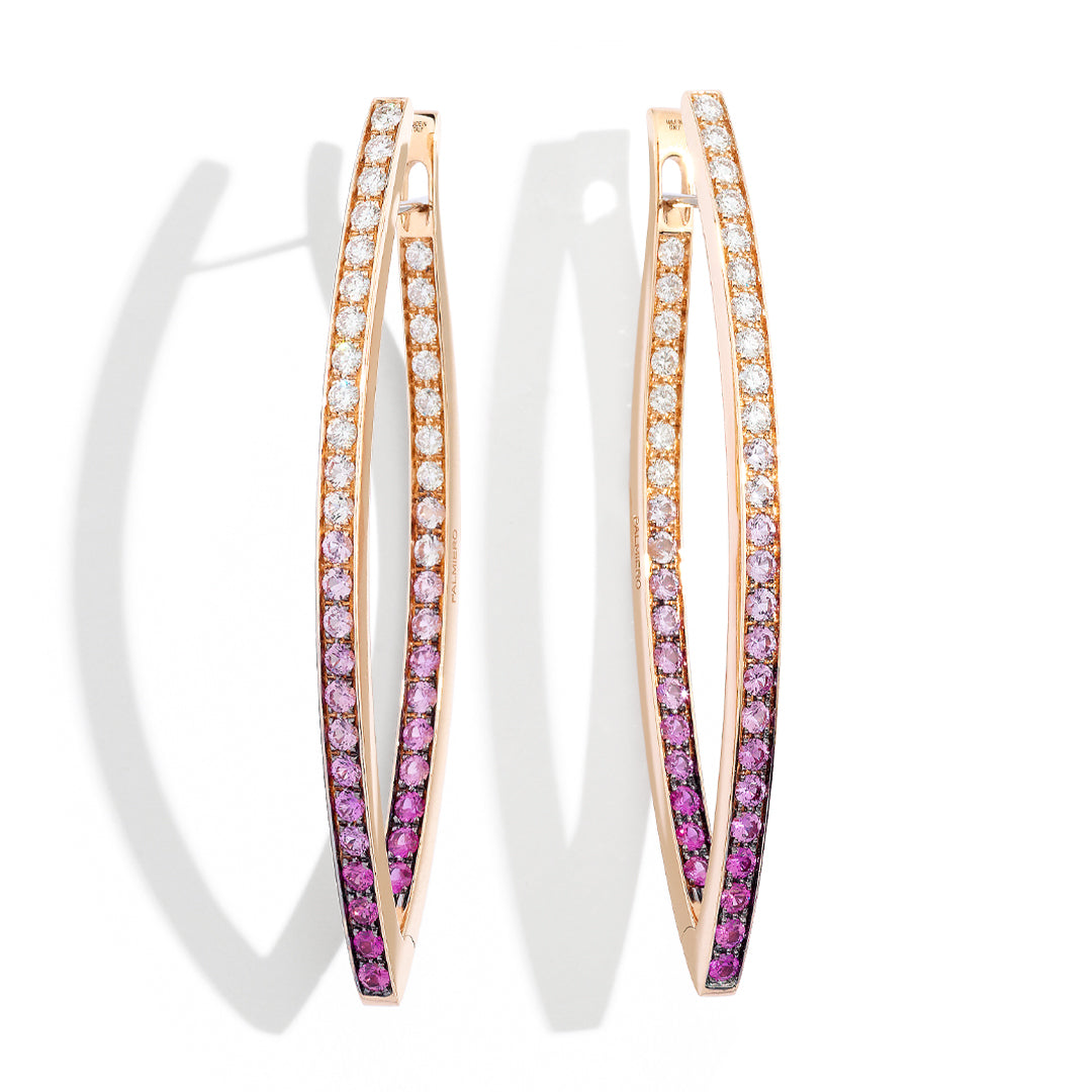 Earrings in rose gold Lia Earrings Palmiero