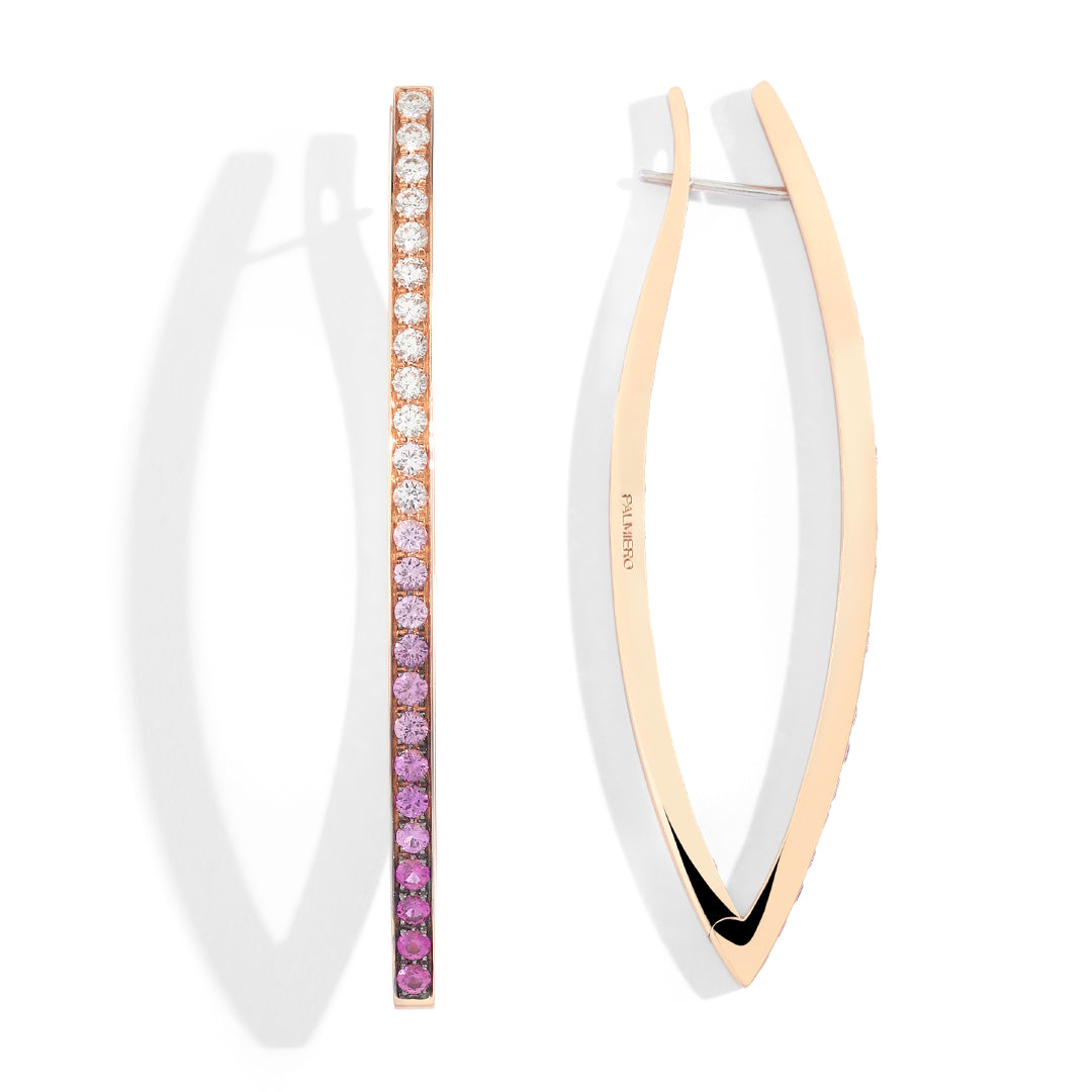Earrings in rose gold Lia Earrings Palmiero