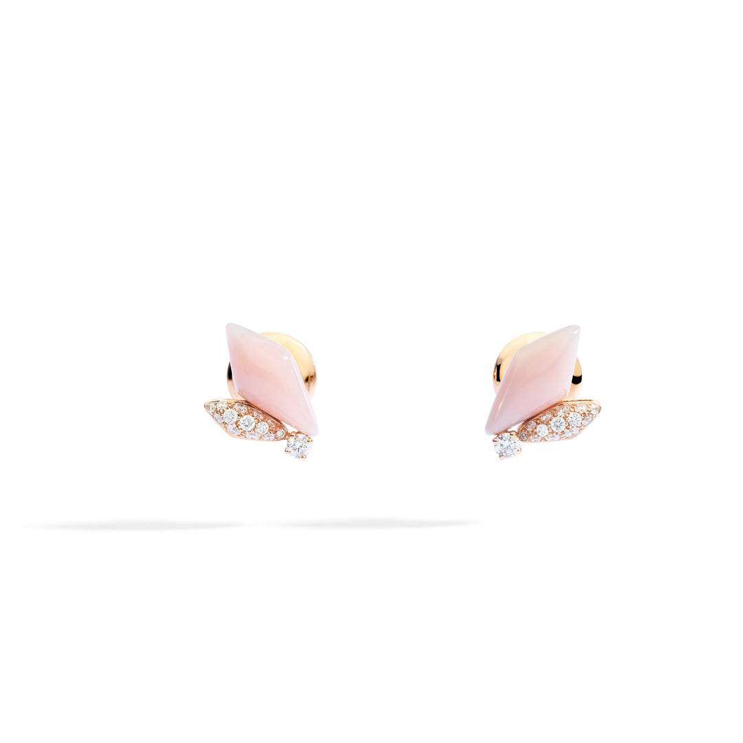 Gioiello in oro rosa Orecchini Déco Palmiero