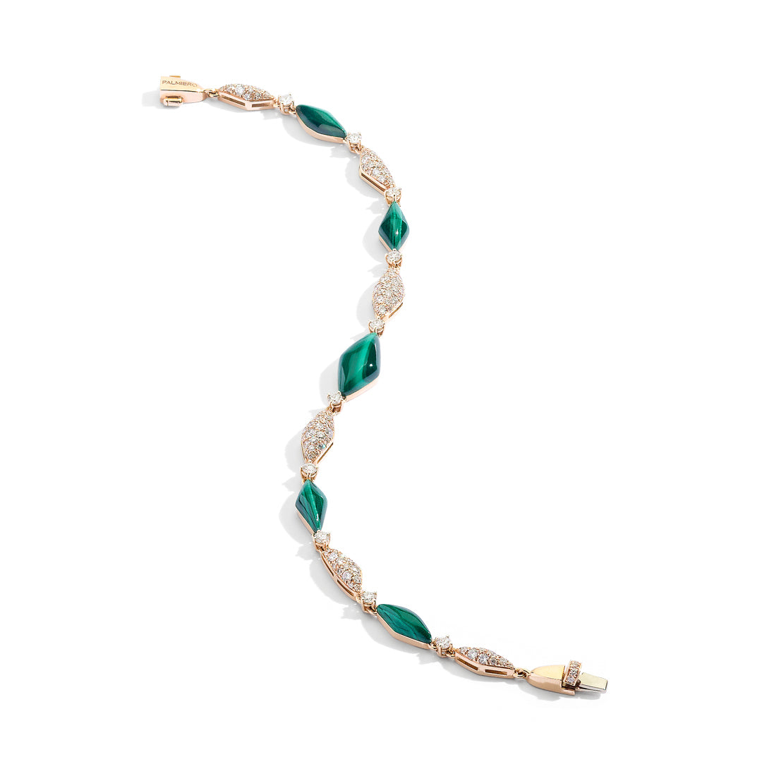 Gioiello in oro rosa Bracciale Déco Palmiero