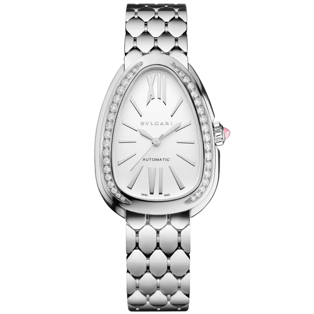 Watch in steel Serpenti Seduttori Bulgari