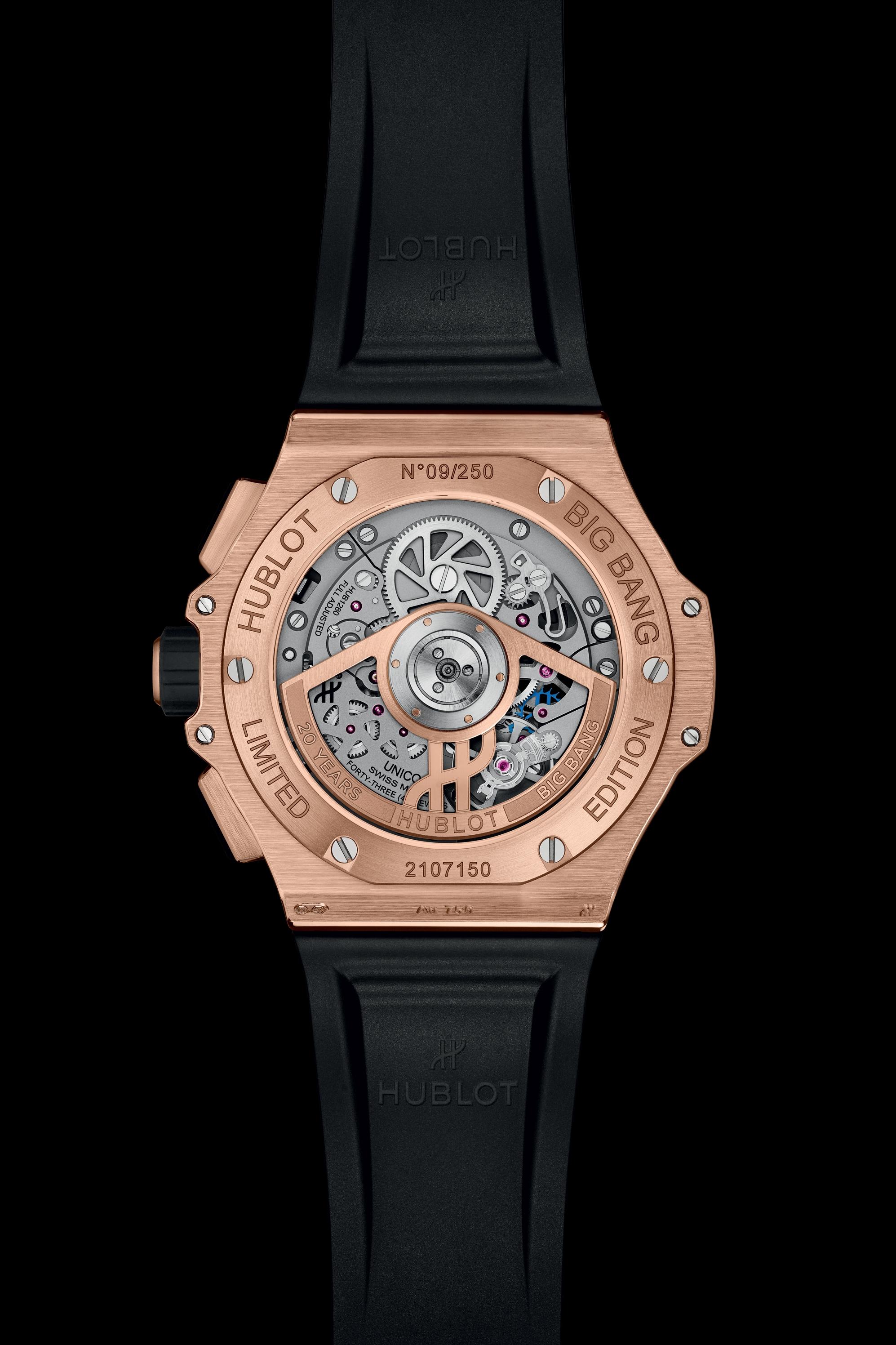 Orologio in ceramica e oro rosa Big Bang 20th Anniversary King Gold Ceramic Hublot