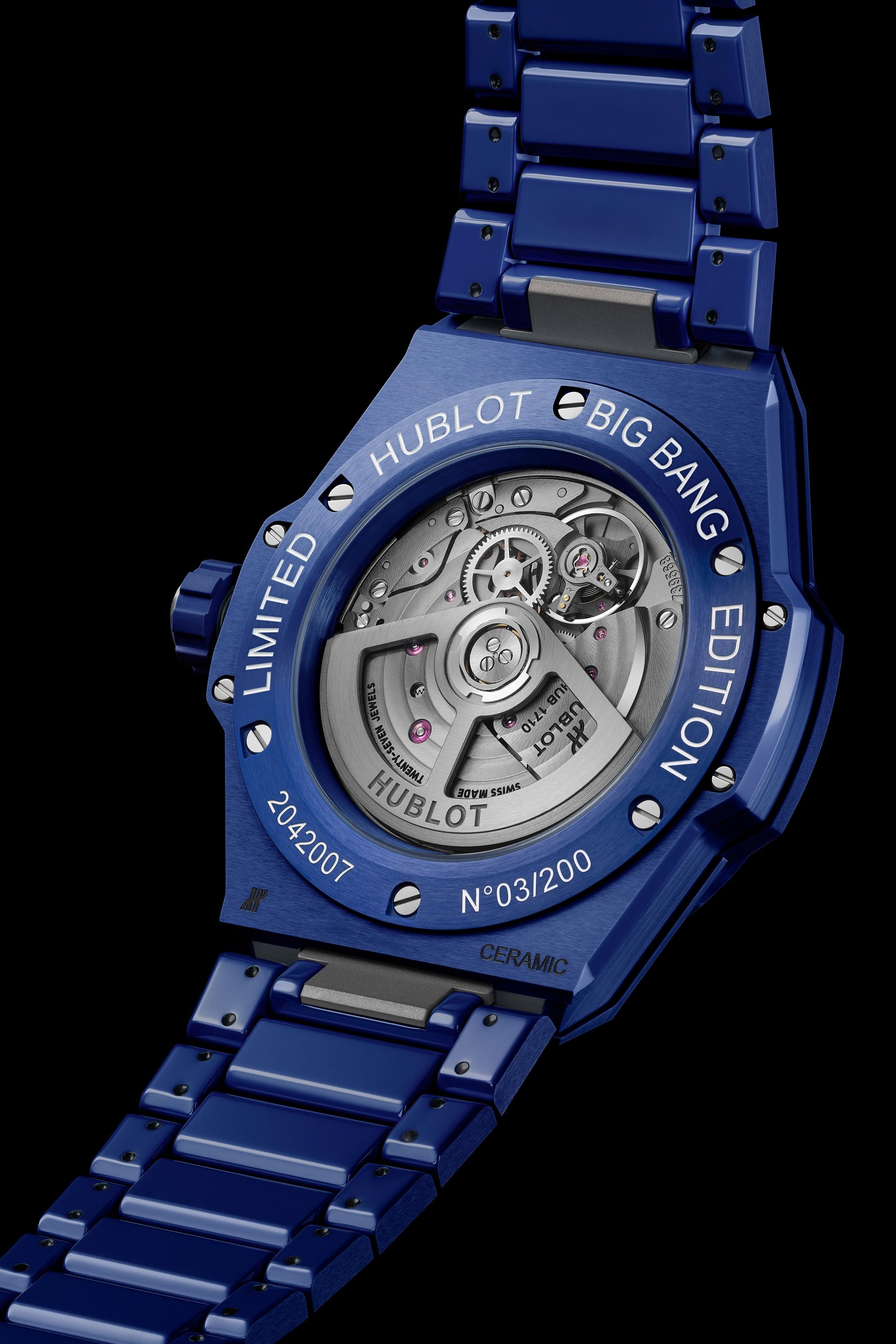 Big Bang Integrated Time Only Blue Ceramic3