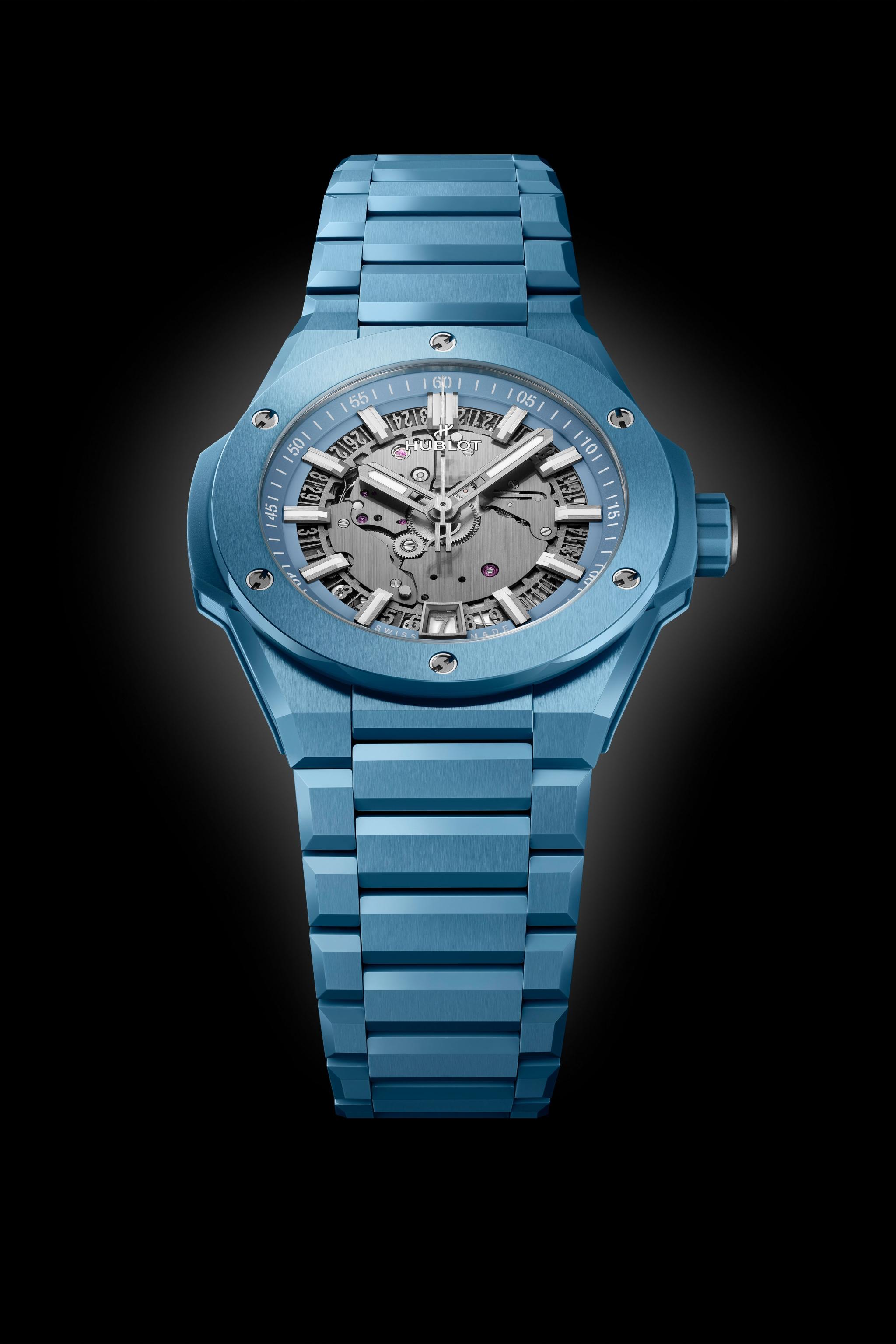 Big Bang Integrated Time Only Sky Blue Ceramic4