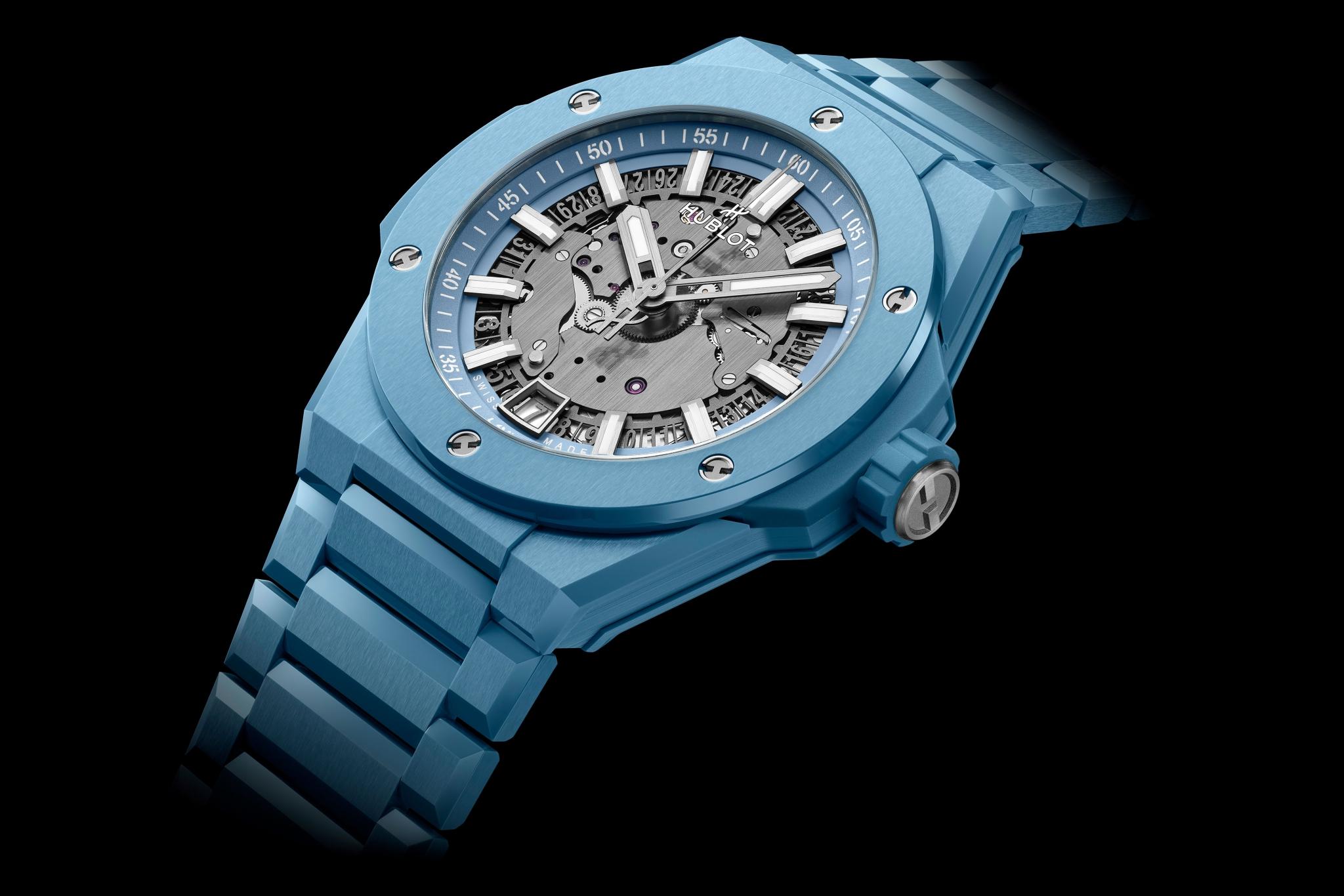 Big Bang Integrated Time Only Sky Blue Ceramic6