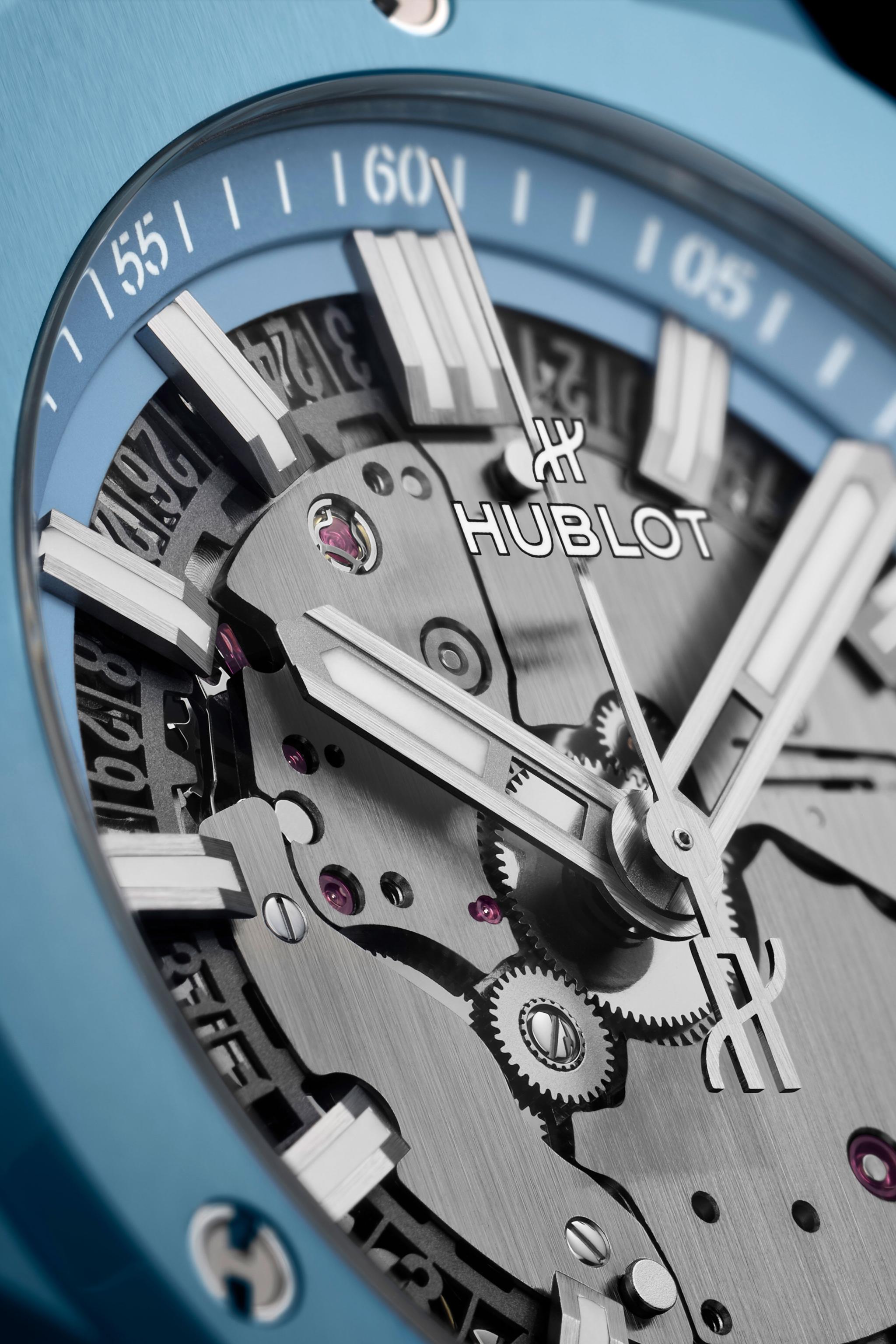 Big Bang Integrated Time Only Sky Blue Ceramic3