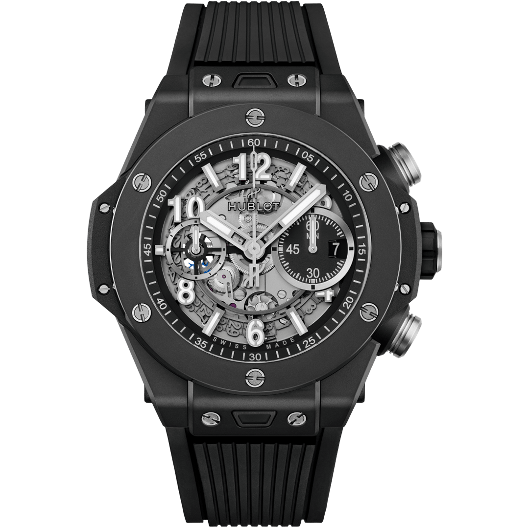 Watch in ceramics Big Bang Unico Black Magic Hublot