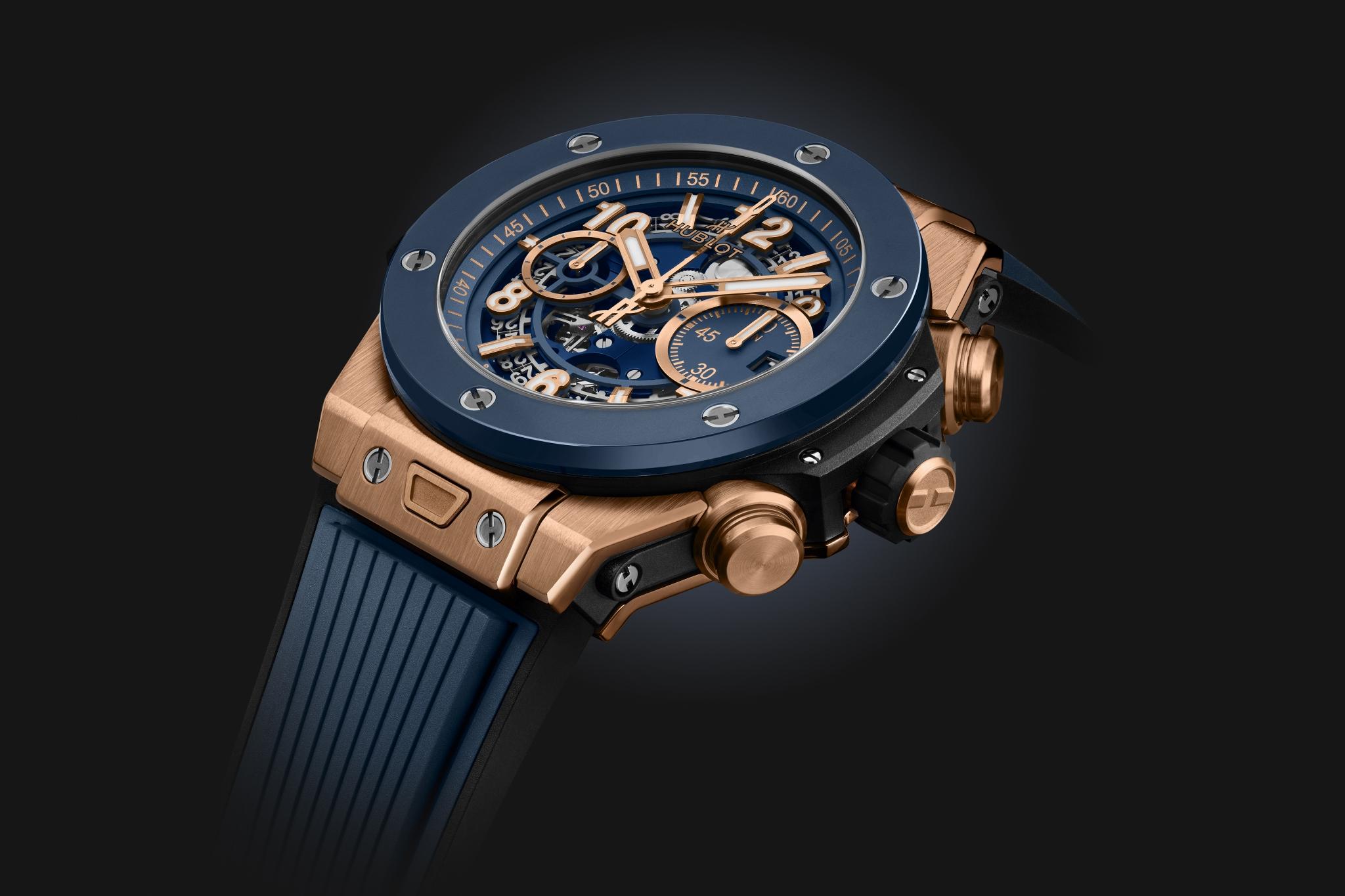 Big Bang Unico King Gold Blue Ceramic2