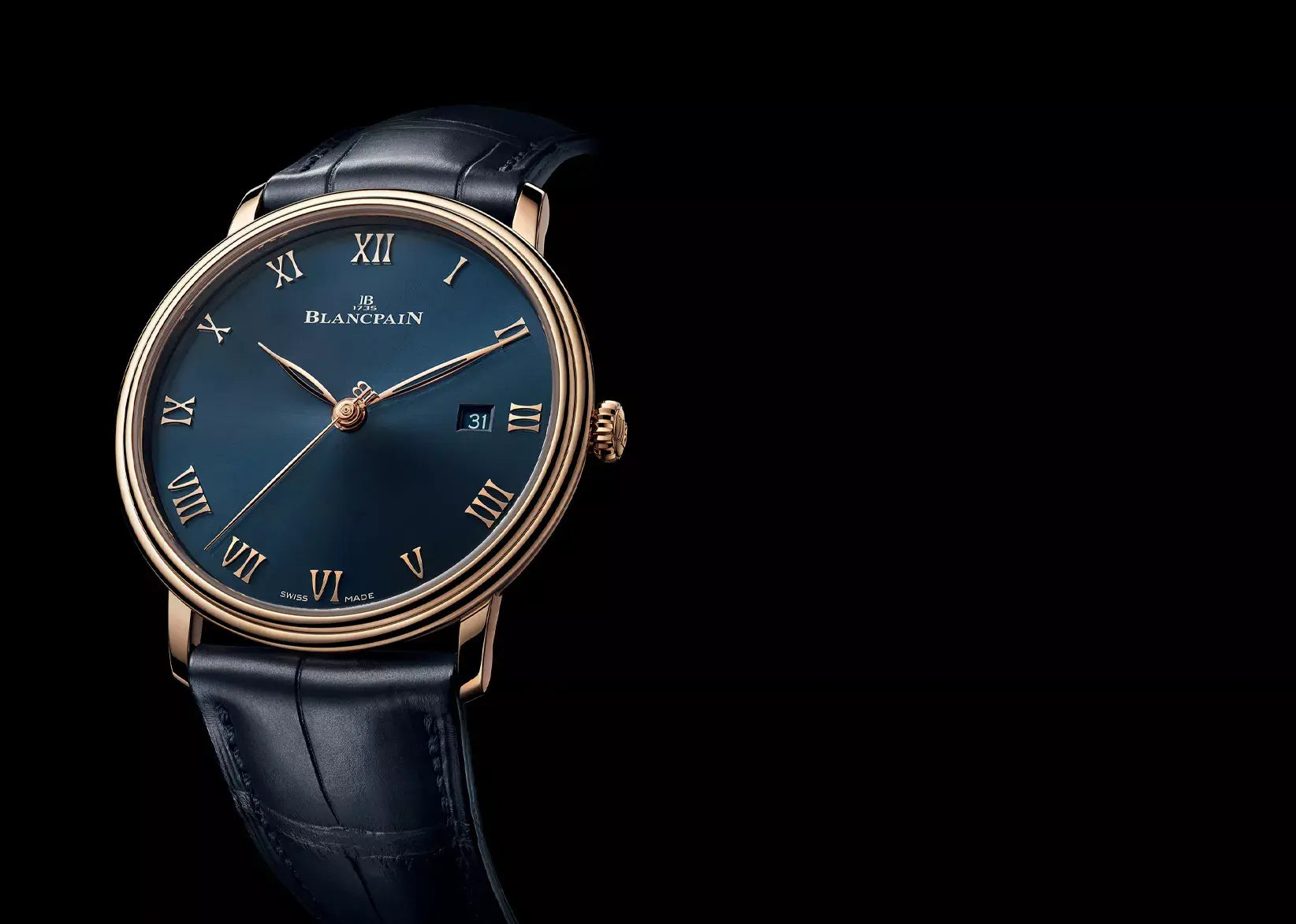 Watch in rose gold Villeret Ultraplate Blancpain