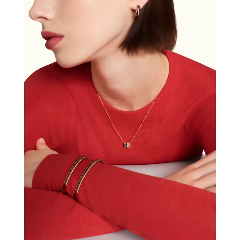 Gioiello in oro giallo e rosa Bracciale Quatre Classique Boucheron