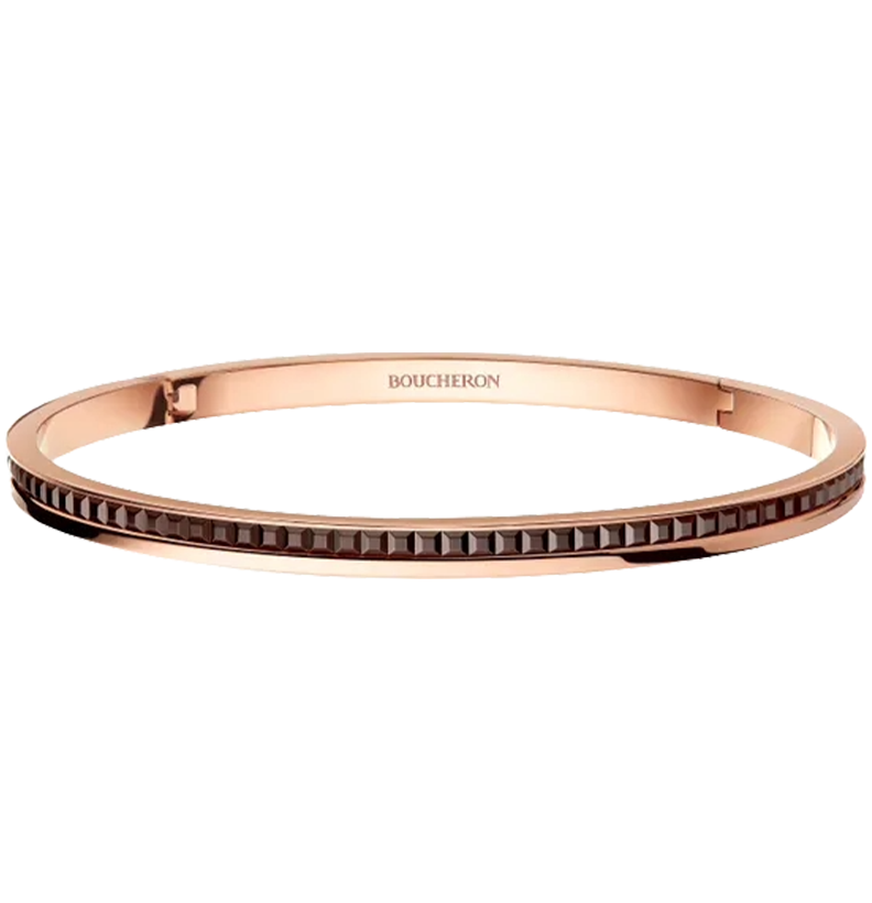 Gioiello in oro giallo e rosa Bracciale Quatre Classique Boucheron