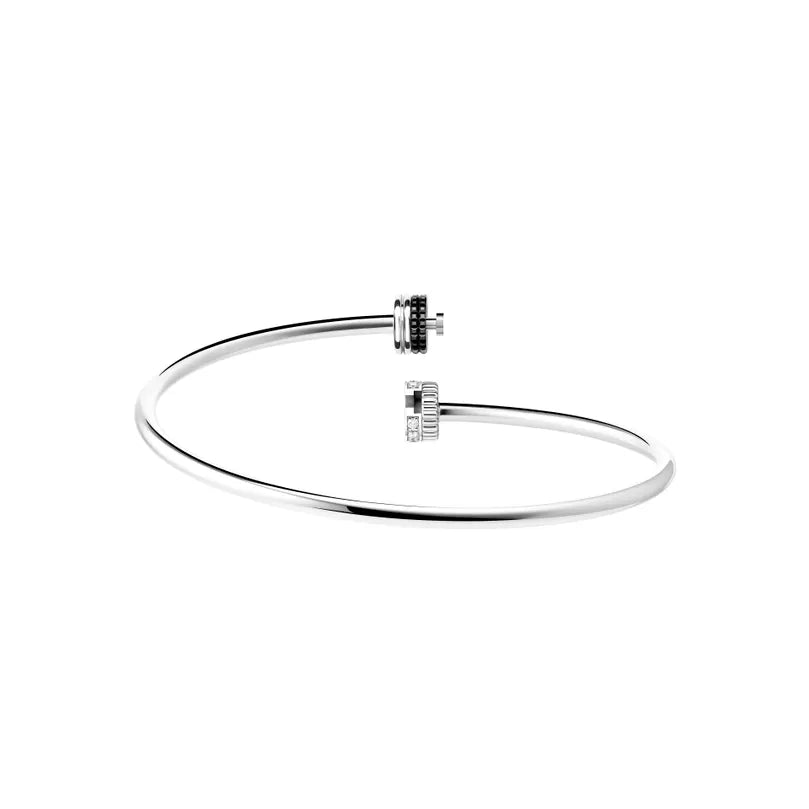 Gioiello in oro bianco Bracciale Quatre Black Edition Boucheron