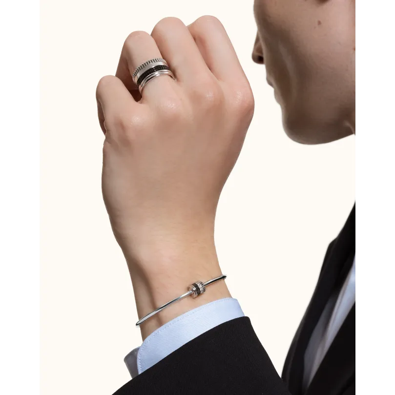 Gioiello in oro bianco Bracciale Quatre Black Edition Boucheron