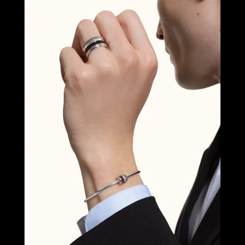 Gioiello in oro bianco Bracciale Quatre Black Edition Boucheron