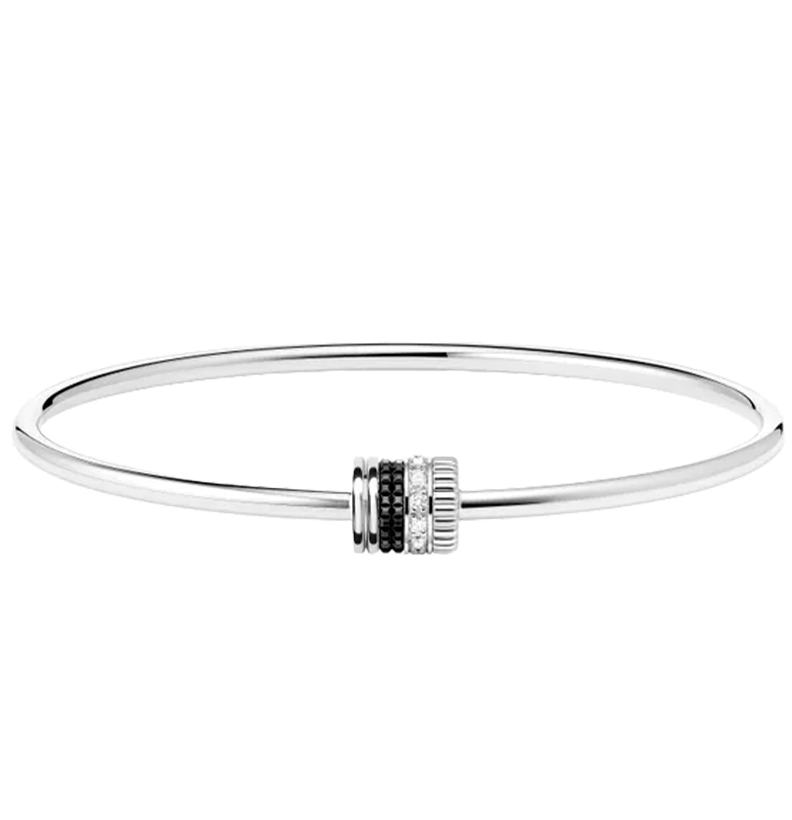 Gioiello in oro bianco Bracciale Quatre Black Edition Boucheron