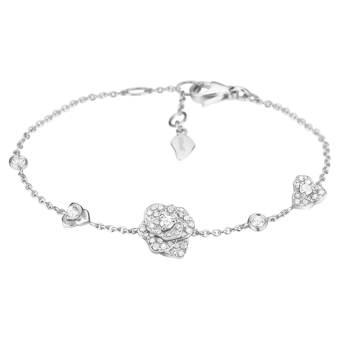 Bracelet in white gold Rose Bracelet Piaget