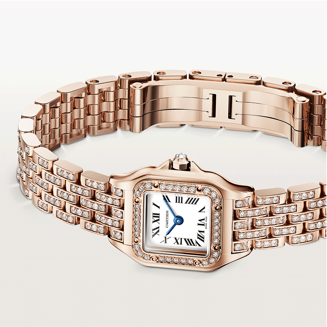 Orologio in oro rosa Panthère de Cartier Cartier