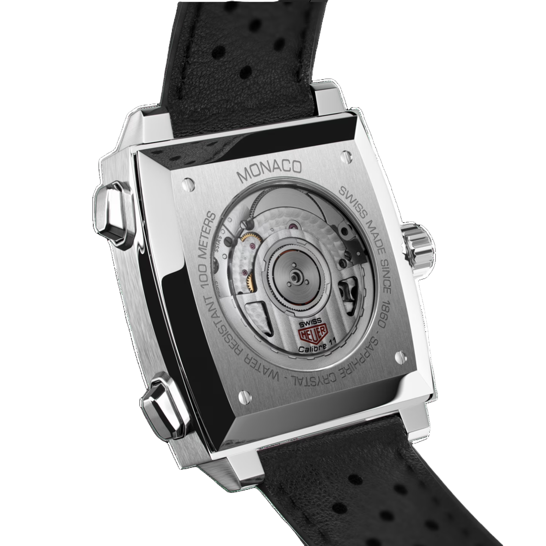 Orologio in acciaio Monaco Chronograph Tag heuer