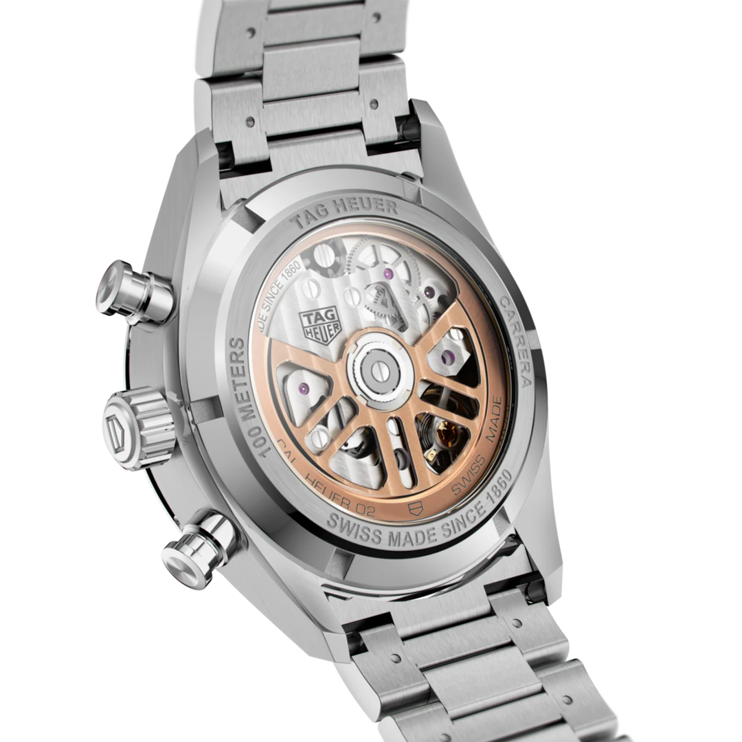 Orologio in acciaio Carrera Chronograph Tag heuer