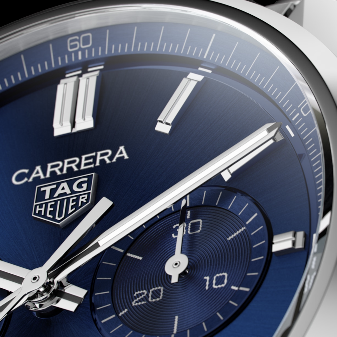 Orologio in acciaio Carrera Chronograph Tag heuer
