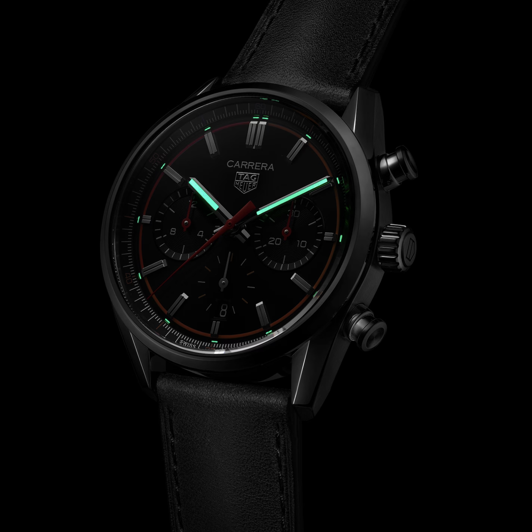 Orologio in acciaio Carrera Chronograph Tag heuer