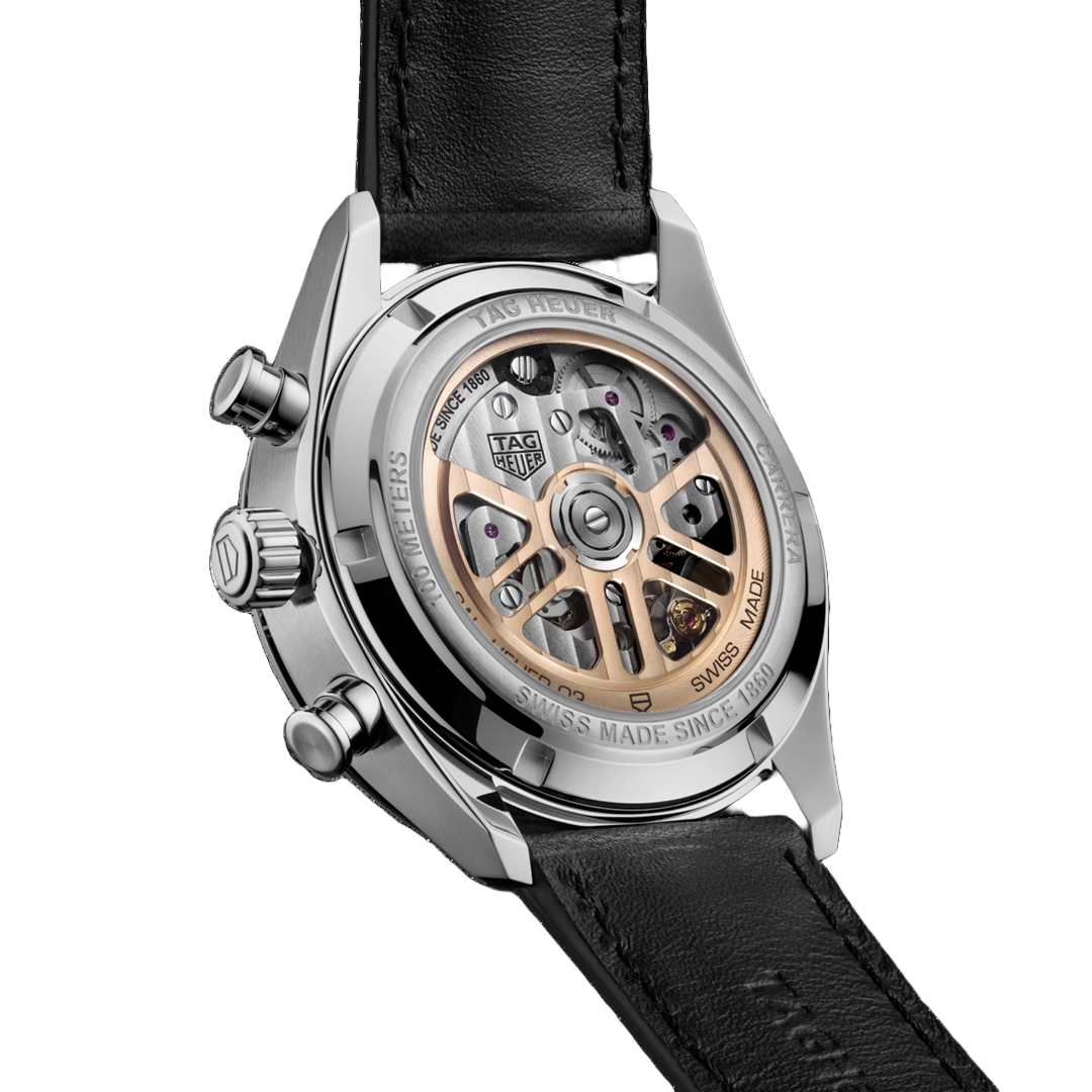 Orologio in acciaio Carrera Chronograph Tag heuer