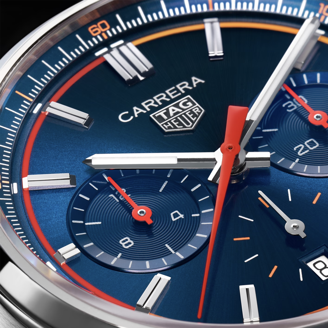 Orologio in acciaio Carrera Chronograph Tag heuer