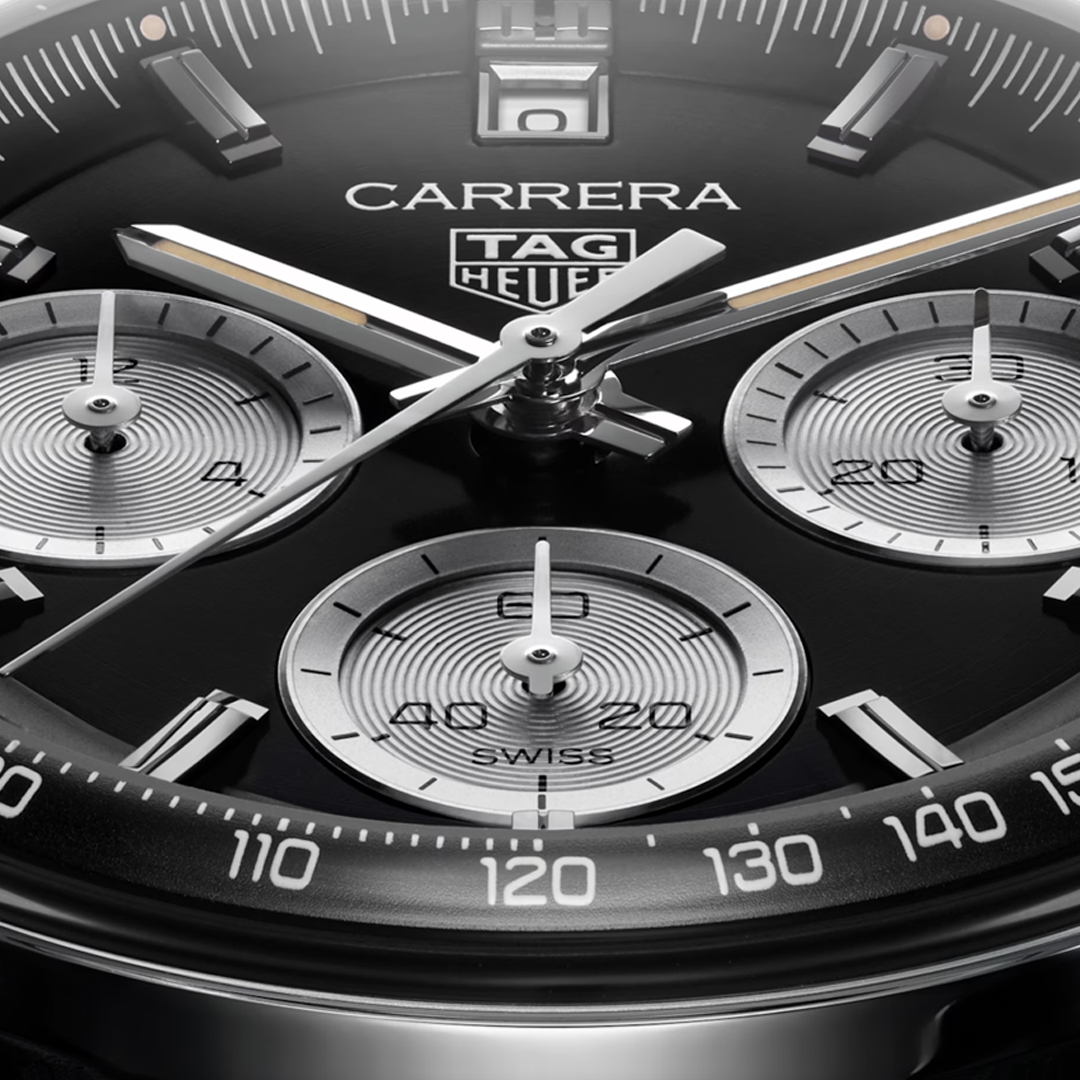 Orologio in acciaio Carrera Chronograph Tag heuer