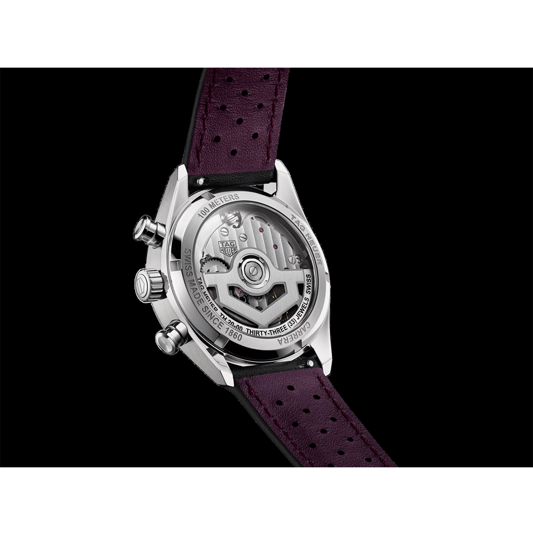 Orologio in acciaio Carrera Chronograph Tag heuer