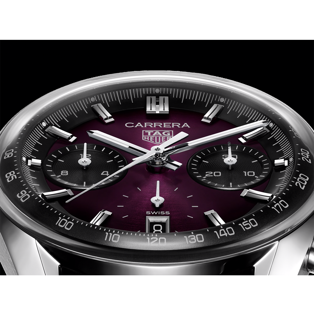 Orologio in acciaio Carrera Chronograph Tag heuer