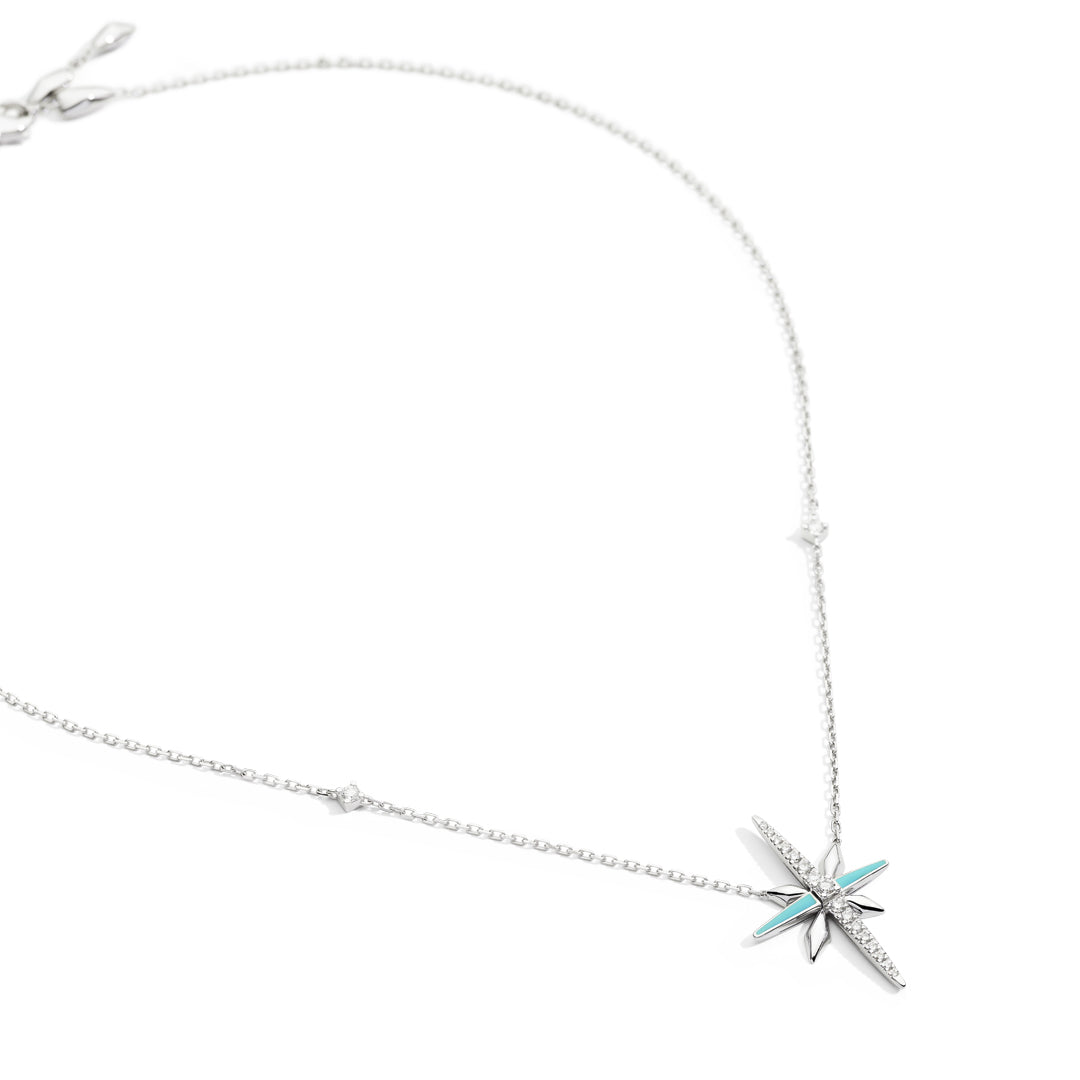 Gioiello in oro bianco Collana Starlight Palmiero