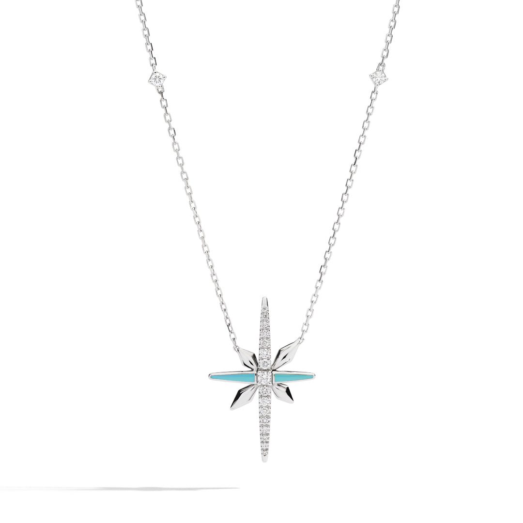 Gioiello in oro bianco Collana Starlight Palmiero