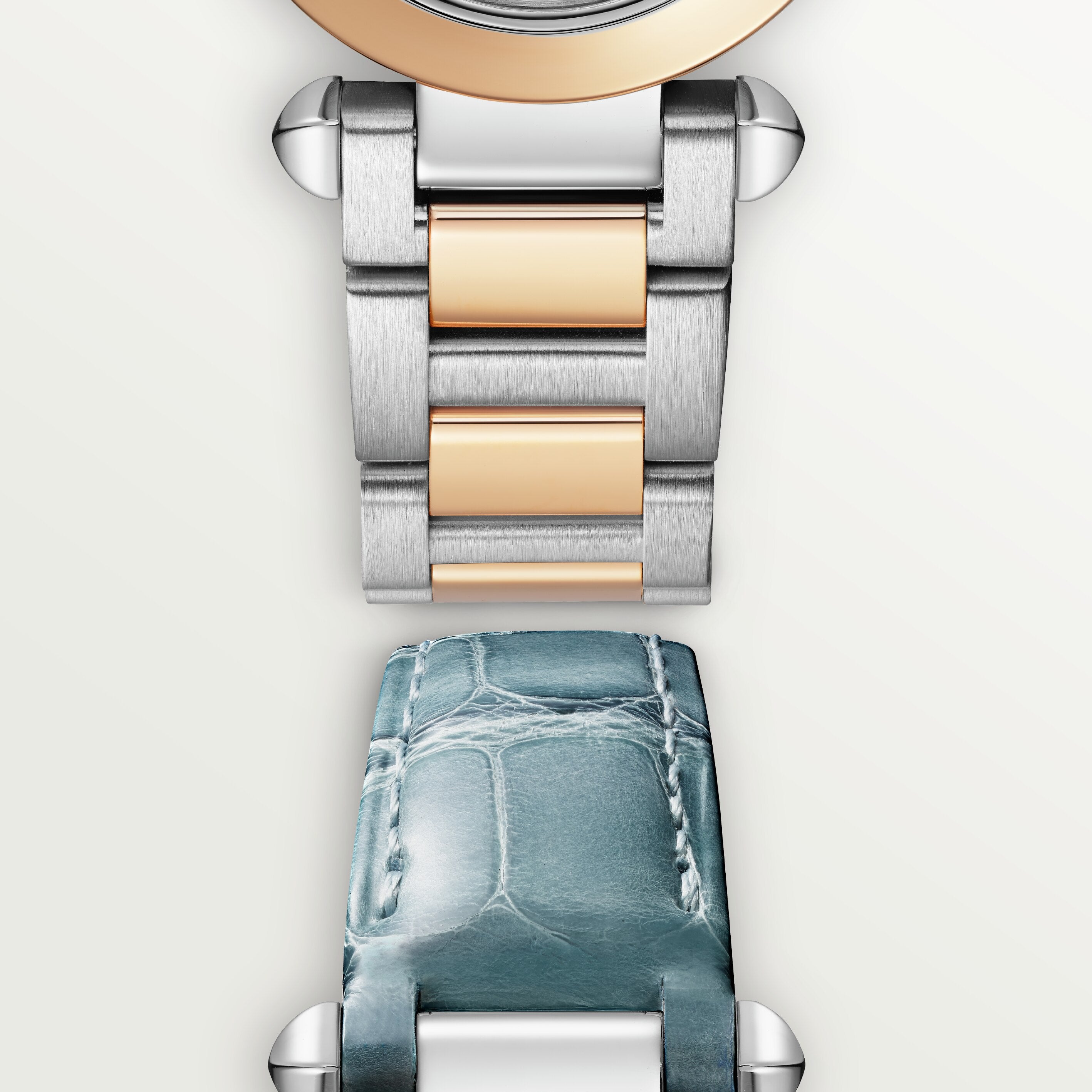 Orologio in acciaio e oro rosa Pasha de Cartier Cartier