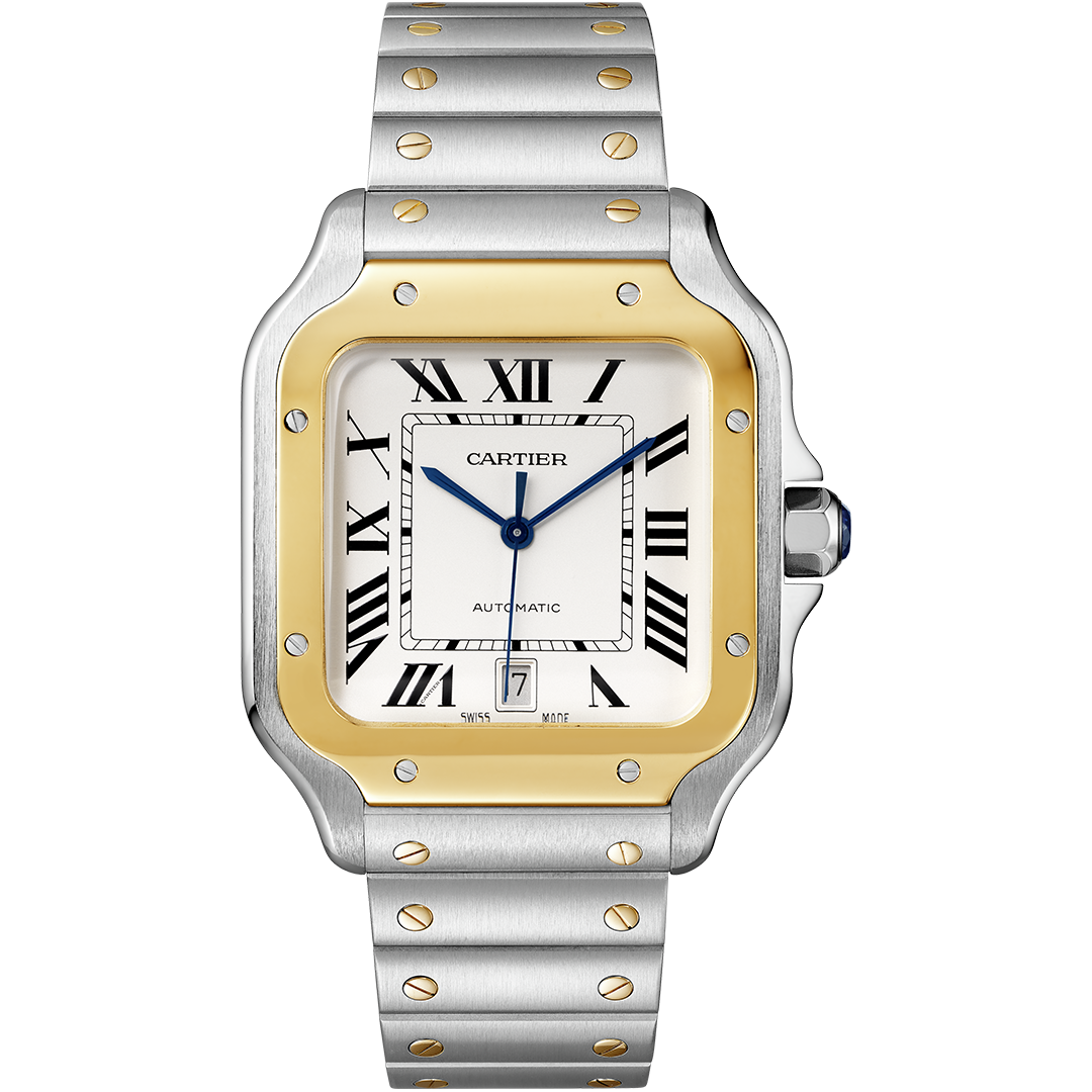 Watch in yellow gold Santos de Cartier Cartier