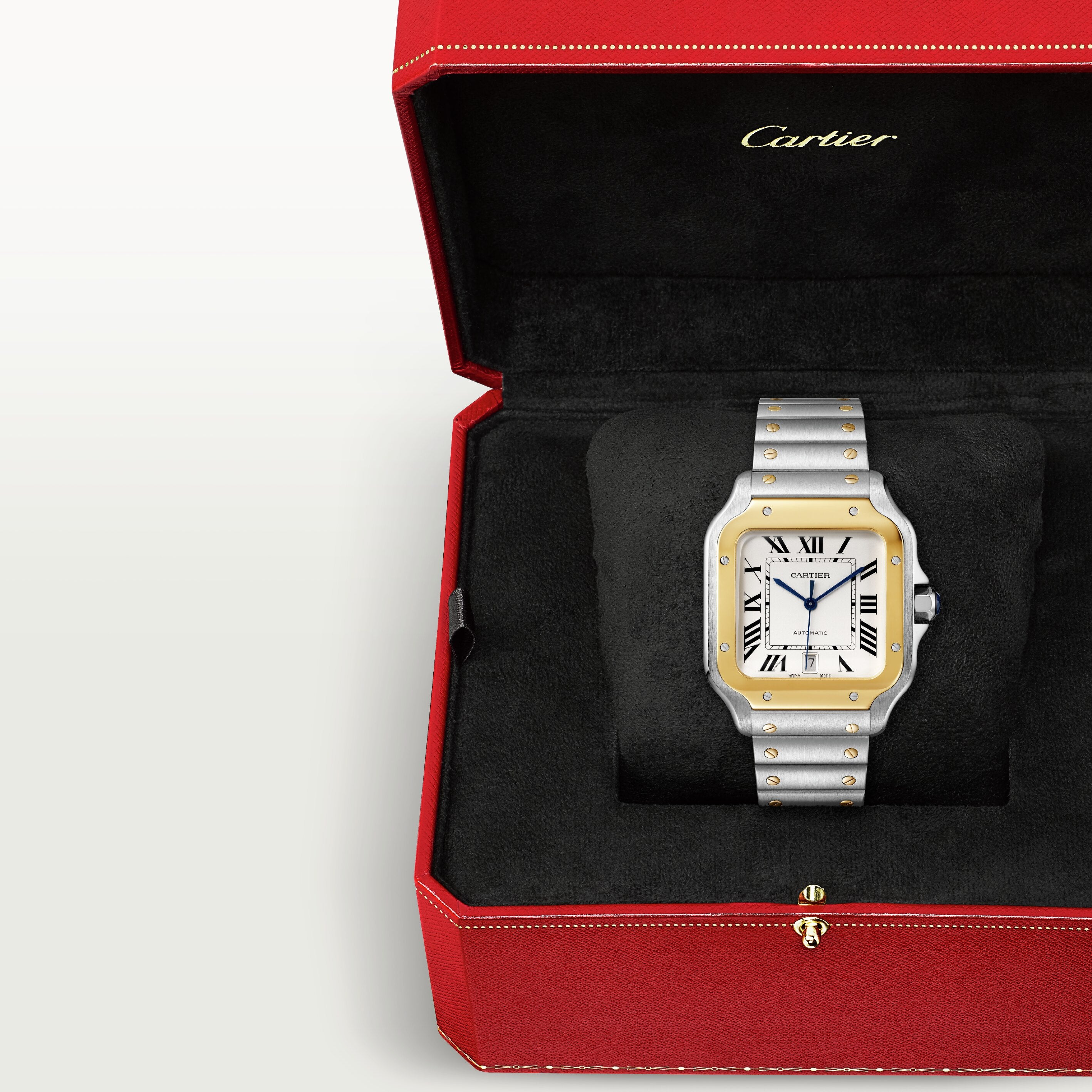 Watch in yellow gold Santos de Cartier Cartier
