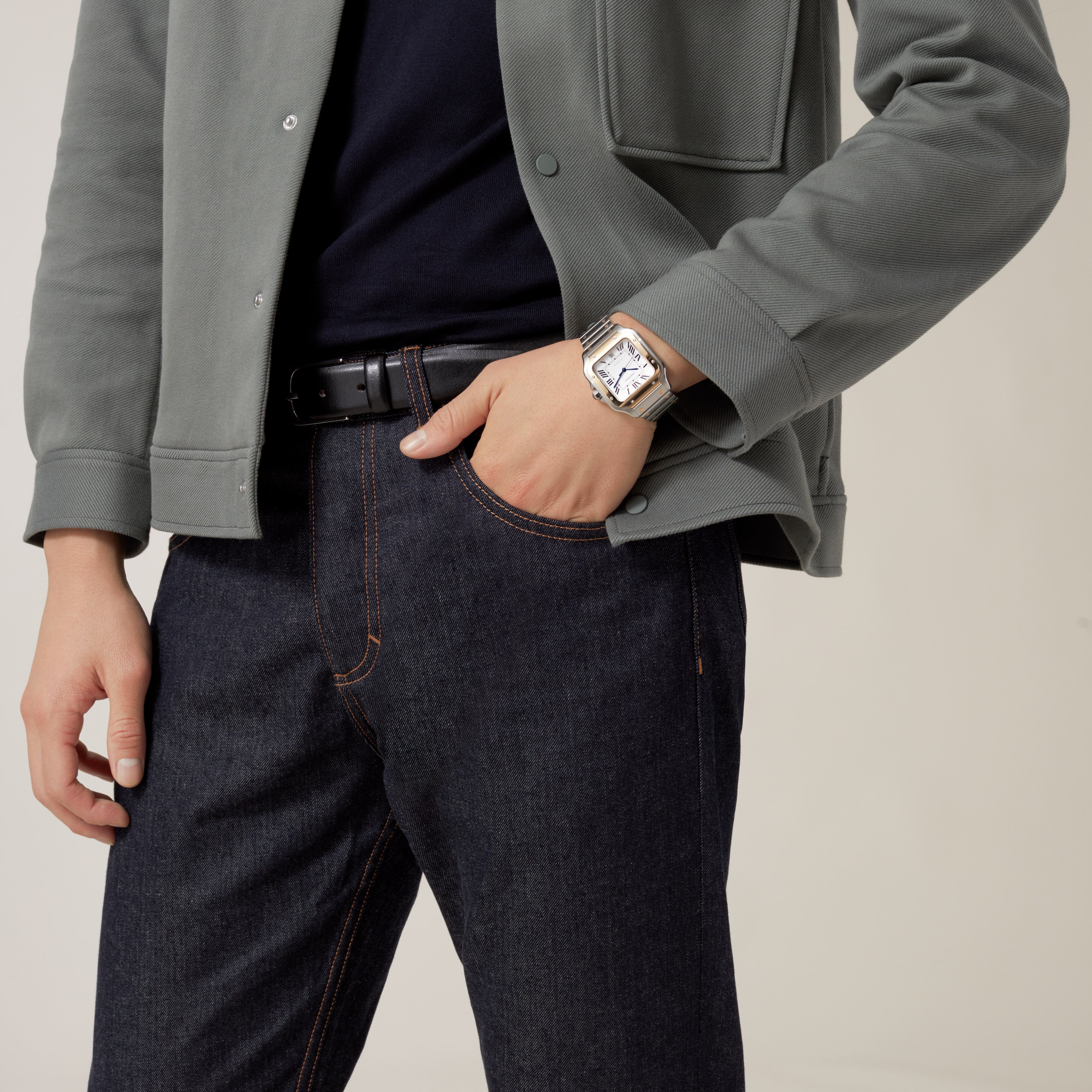 Watch in yellow gold Santos de Cartier Cartier