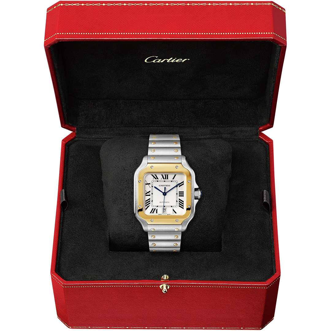 Watch in yellow gold Santos de Cartier Cartier
