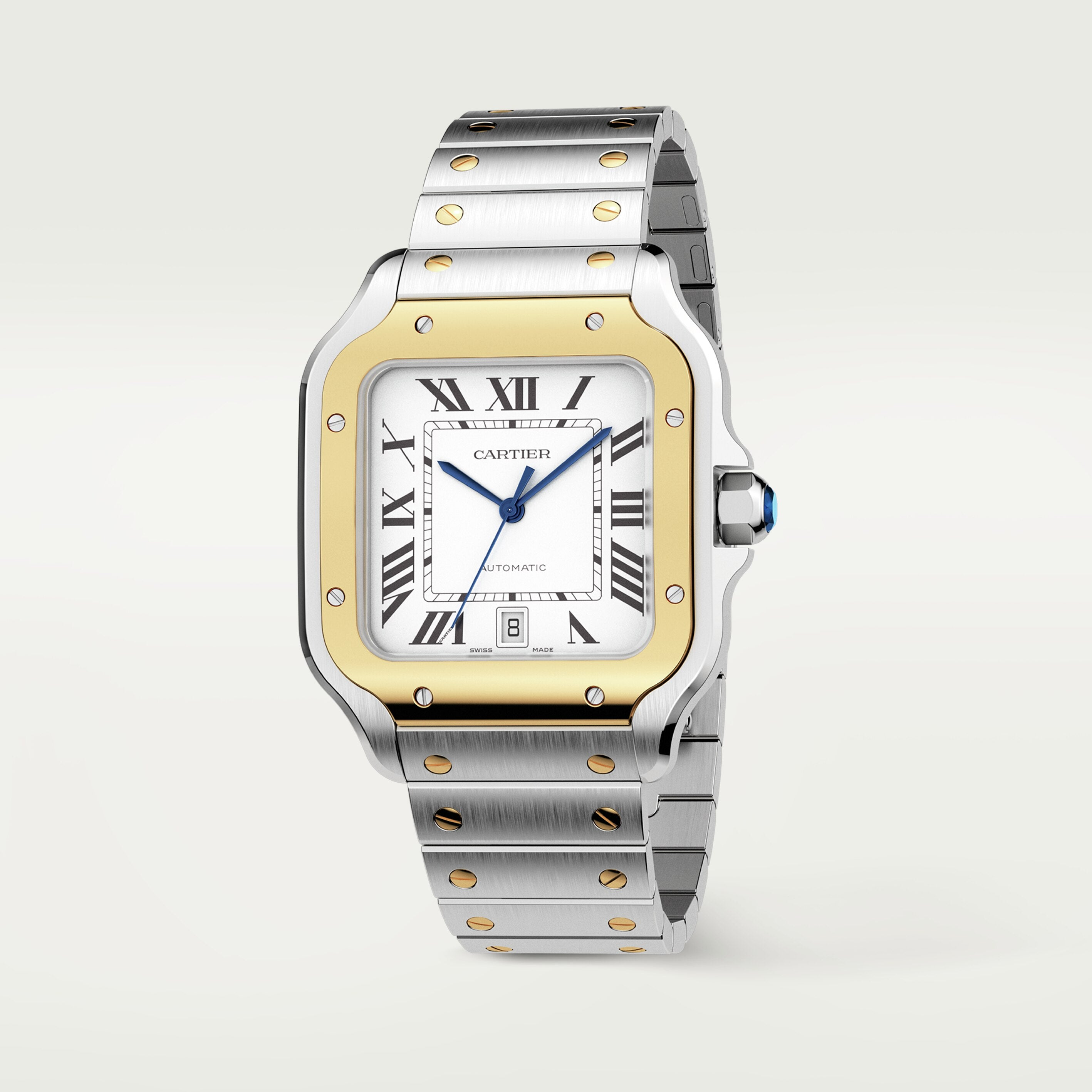 Orologio in oro giallo Santos de Cartier Cartier