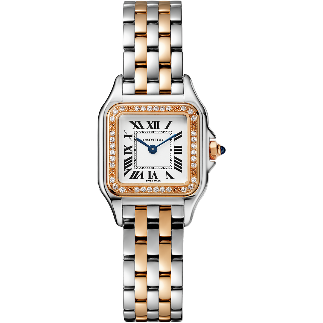 Watch in steel and rose gold Panthère de Cartier Cartier