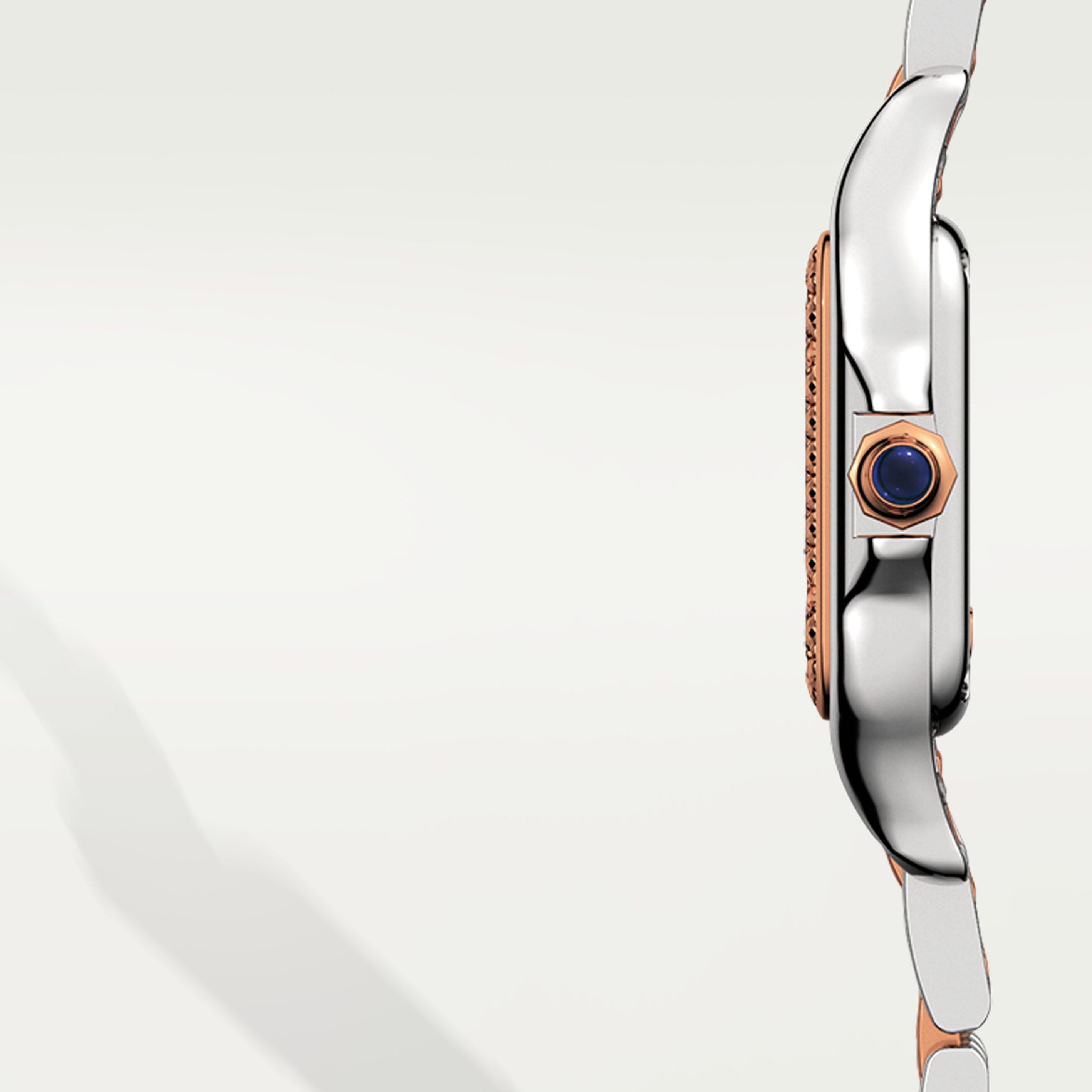 Watch in steel and rose gold Panthère de Cartier Cartier