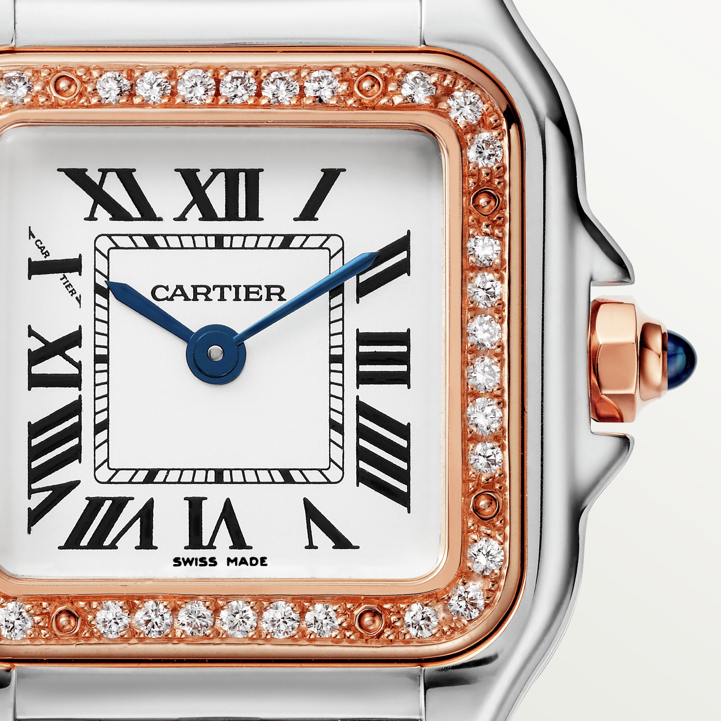Watch in steel and rose gold Panthère de Cartier Cartier