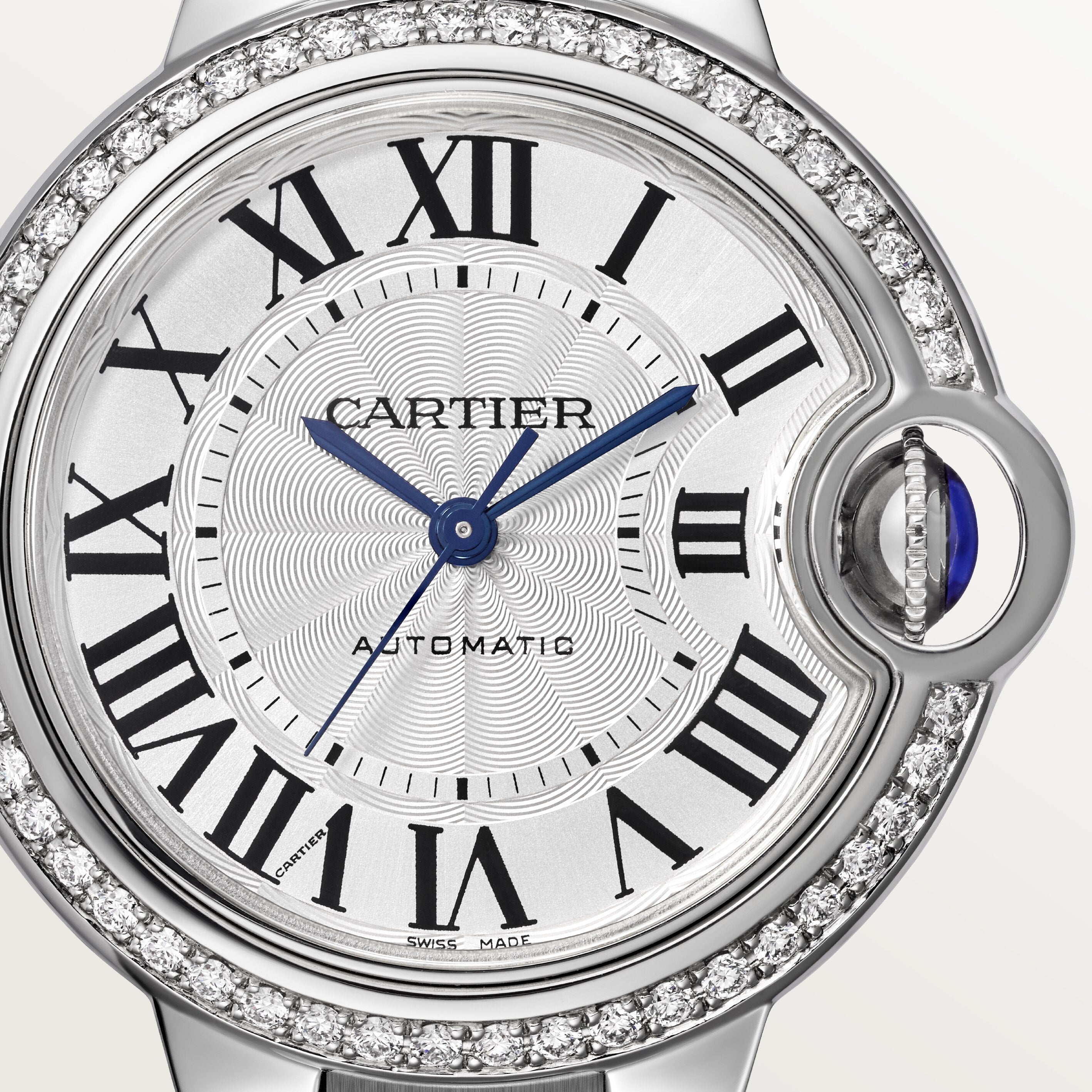 Watch in steel Ballon de Cartier Cartier