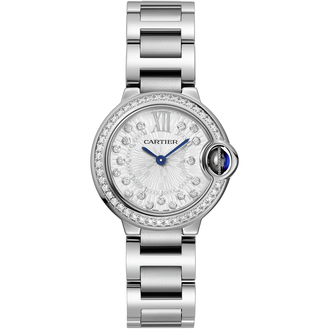 Watch in steel Ballon de Cartier Cartier
